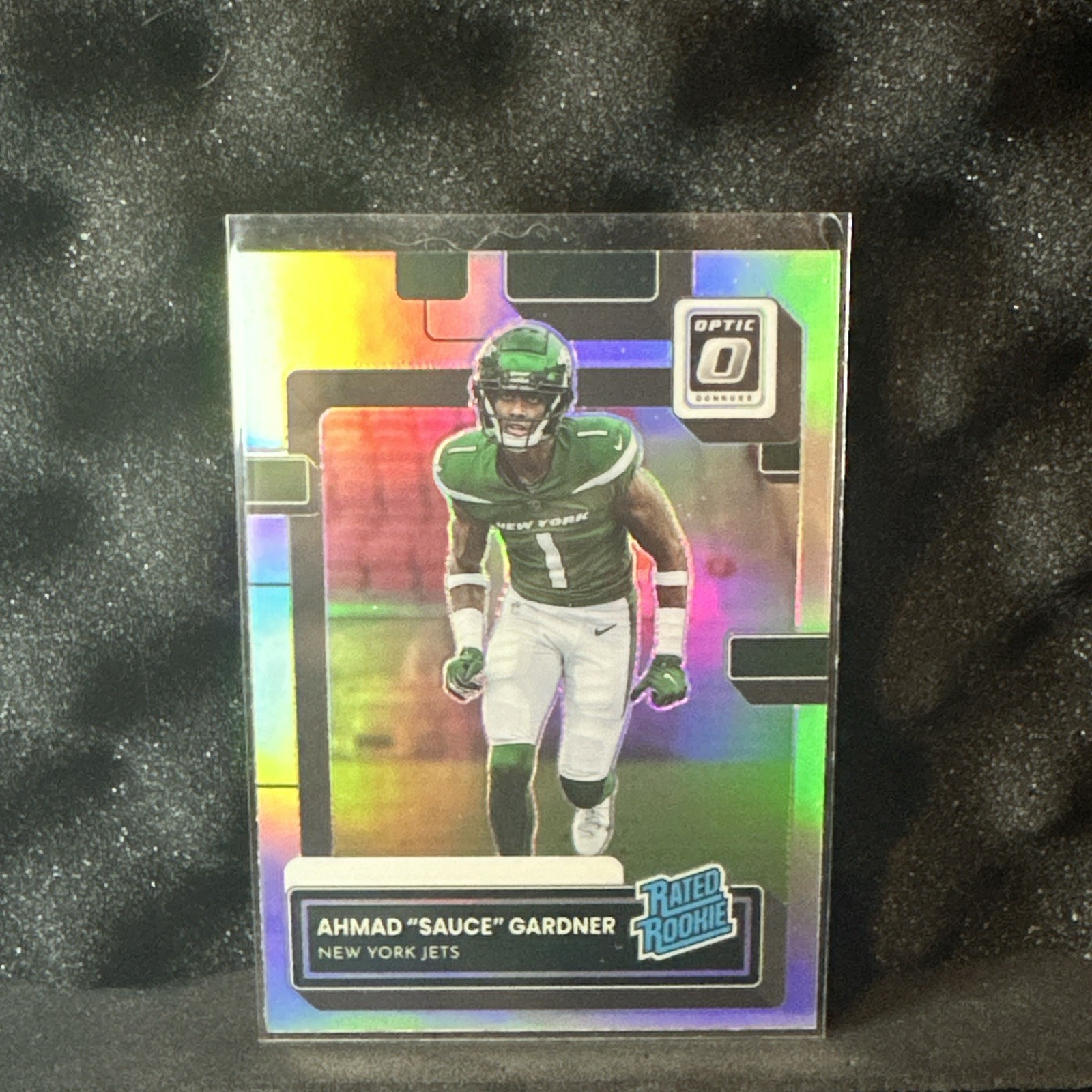 2022 Donruss Optic Rated Rookie Preview Silver Ahmad Sauce Gardner #P-328