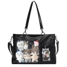Ita Bag with Insert Kpop Plushies Tote Bag Kawaii Anime Pin Display Crossbody...
