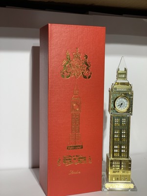 c*i様 限定生産　 1%13 SOUVENIR 　TAKACHO LONDON London Big Ben Real Clock Metal Plated Crystal Colourful lights