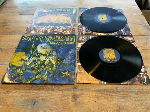 Iron Maiden Live After Death Gatefold 1st Press Vinyl LP ES 240426