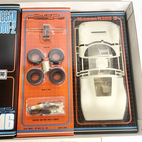 Raro kit modellino in plastica motorizzata Otaki 1/16 Nissan R380-2 vintage O... - Foto 4 di 8