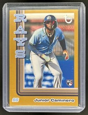 2024 Topps Brooklyn Junior Caminero RC Gold Rookie #/50 Rays
