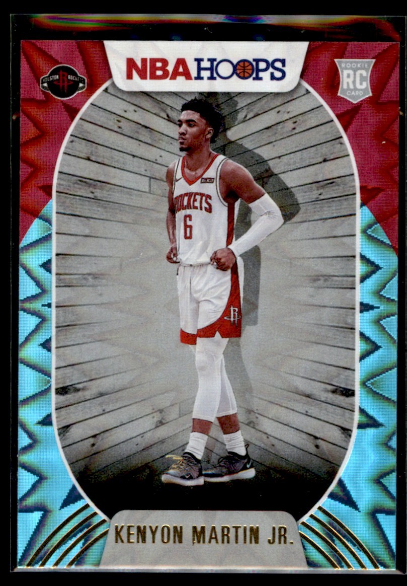 Kenyon Martin Jr. 2020-21 Panini NBA Hoops Teal Explosion RC #232 Houston