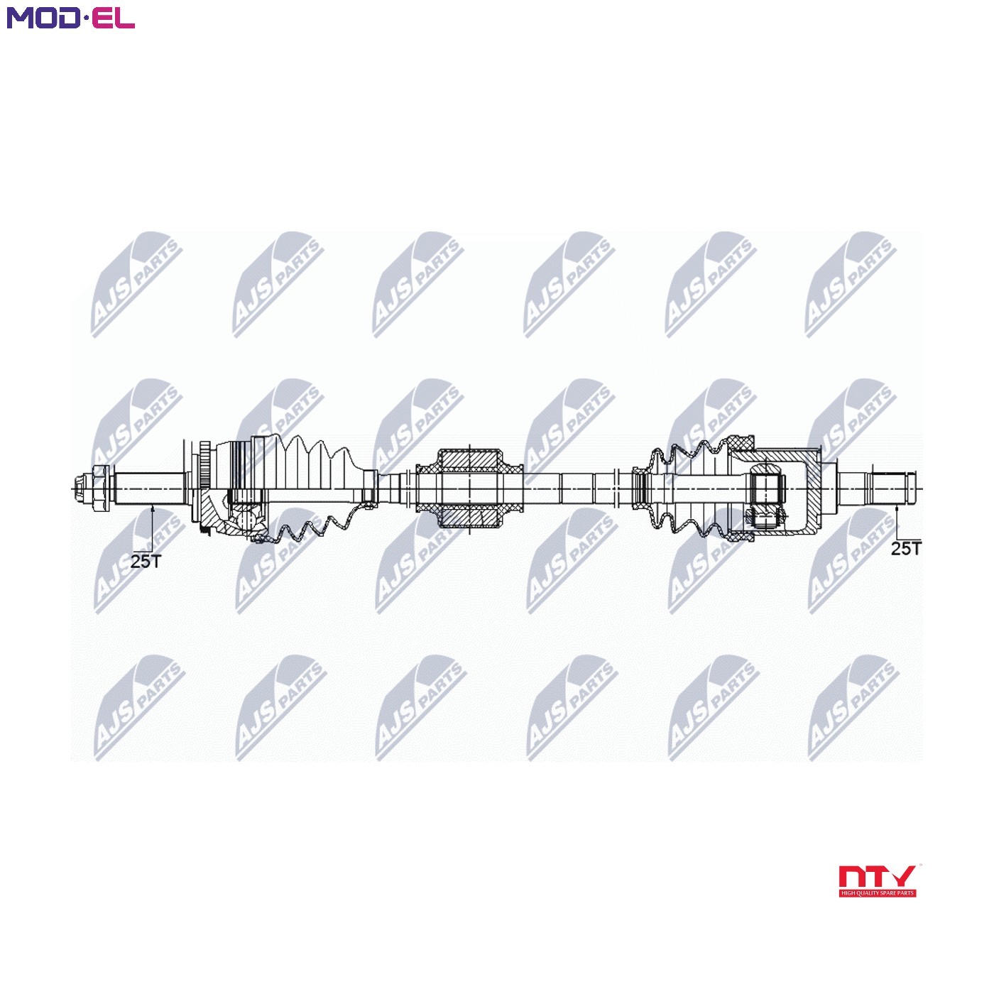 DRIVE SHAFT NPW-KA-358 FOR HYUNDAI KIA G4FC 1.6L 4cyl ACCENT IVG4FA 1.4L 4cyl - Image 7