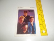 BI-RITE ENTERPRISES UNUSED MINI POSTER SELF ADHESIVE DEPECHE MODE 1985!