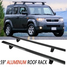 59 Top Roof Rack Aluminum Cargo Carrier Cross Bars For Honda Element 2003-2011