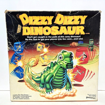 Dizzy, Dizzy Dinosaur - Board Game - Pressman - Complete - Vintage 1987