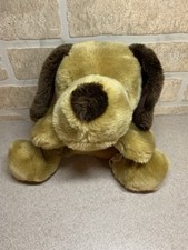 Vintage Animal Alley 13  Plush Dog Puppy Brown Long Ears Puppet Toys R Us