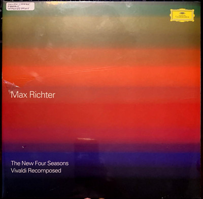 MAX RICHTER The New Four Seasons... SIGNED/SEALED Yellow-Orange Marble Vinyl #'d
