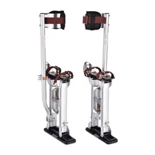 YesSources Drywall Stilts Adjustable Aluminum Tool with Leg Pads for Taping