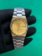 Orologio uomo vintage Eroski automatico 21 jewels quadrante oro made in Japan 