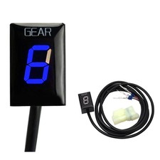 Für Honda Plug&play Wasserdicht Motorrad Ganganzeige 6 Speed LED Digital bl G9H1