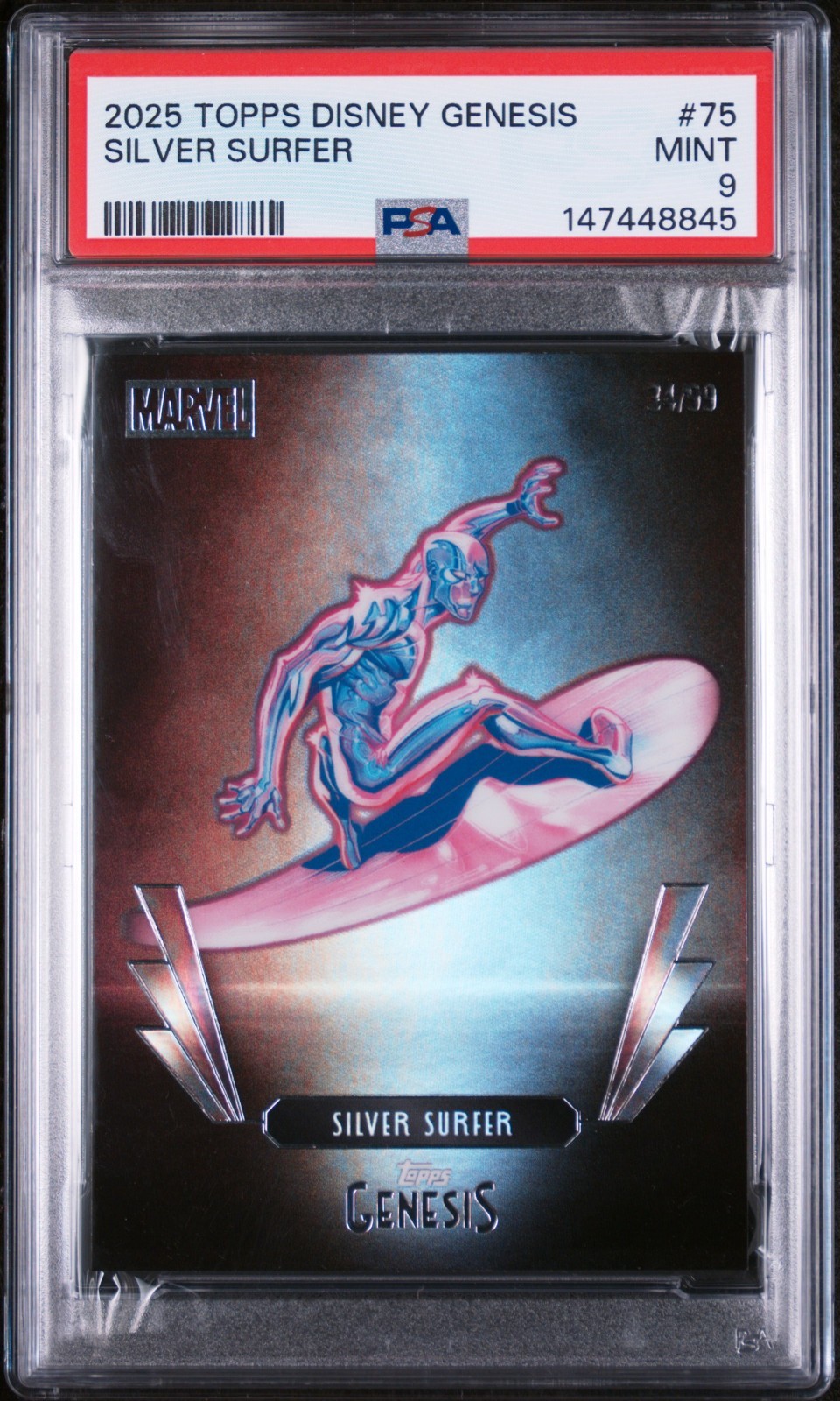 2025 TOPPS DISNEY GENESIS 75 SILVER SURFER