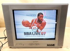 Toshiba 14AF41 14" Flat CRT TV Retro Gaming Color Television No Remote - Tested 