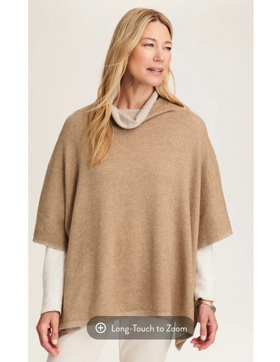 New Tags J Jill Poncho Sweater XL / 3XL Mushroom/Oatmeal Heather NWT $89
Opens in a new window or ta