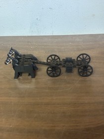 Vintage LEGO MOC Stagecoach With 2 Horses Wolfpack Renegades 6038 Western Theme