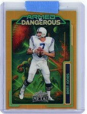 2026 Leaf Metal BERT JONES Armed & Dangerous GOLD AUTO Autograph 1/1 Colts