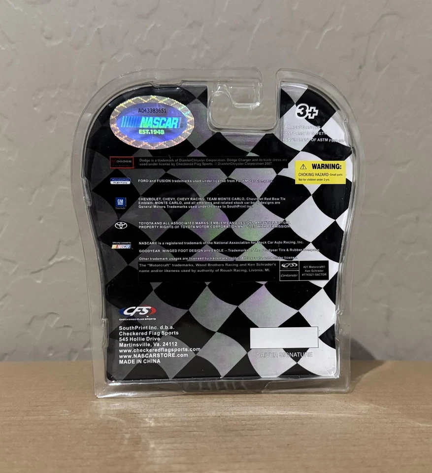 2007 Ken Schrader Motorcraft Wood Brothers 1:64 car CFS Contenders Series - Image 2 of 2