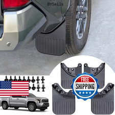 Mud Flaps for Toyota Tacoma 2024 2025 2026 - Updated Flexible  Bendable No Dr
