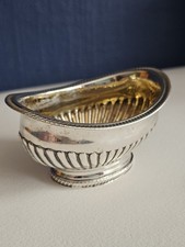 Sterling silver salt cellar London 1805 RHSH Hennell George III Georgian