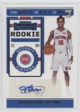 2019-20 Panini Contenders Rookie Ticket Sticker Auto Jordan Bone #153 Auto 0t02