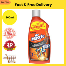 Mr Muscle Drain Unblocker, Sink & Drain Cleaner Fast Acting Heavy Duty Drain Gel