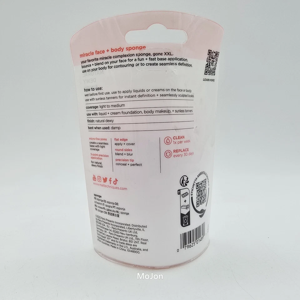 Esponjas licuadoras de tez milagrosa para cuerpo y tez milagrosa Real Techniques de 11 piezas Foto 3 de 4