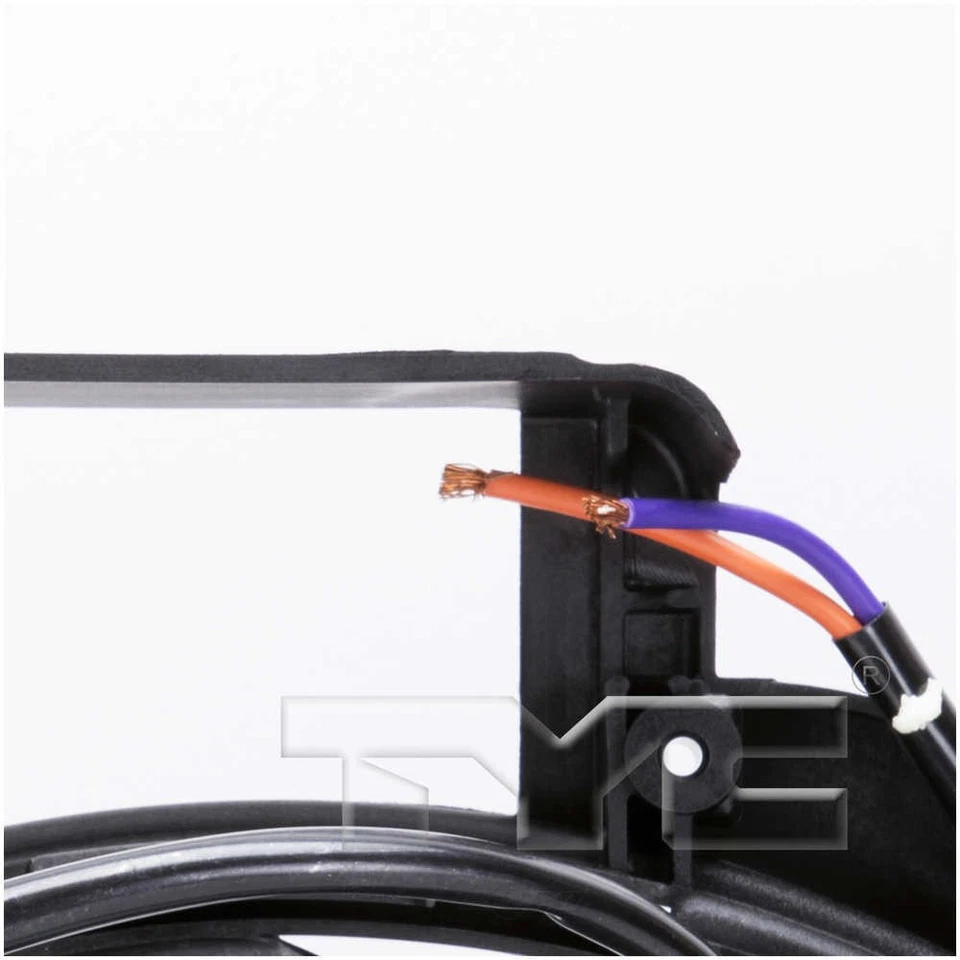 Conjunto de ventilador de radiador y condensador doble TYC 622710 Foto 3 de 3