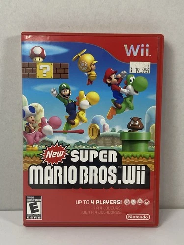 New Super Mario Bros. Wii, Nintendo Wii Tested & Working NO MANUAL