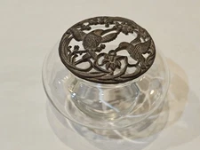Vintage Rawcliffe Humming Bird Floral Potpourri Jar with Lid 