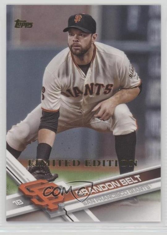 2017 Topps Limited Edition Brandon Belt #347 fm0