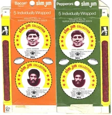 1978 Slim Jim Boxes John Hannah and Isaac Curtis, Blue Orange Green