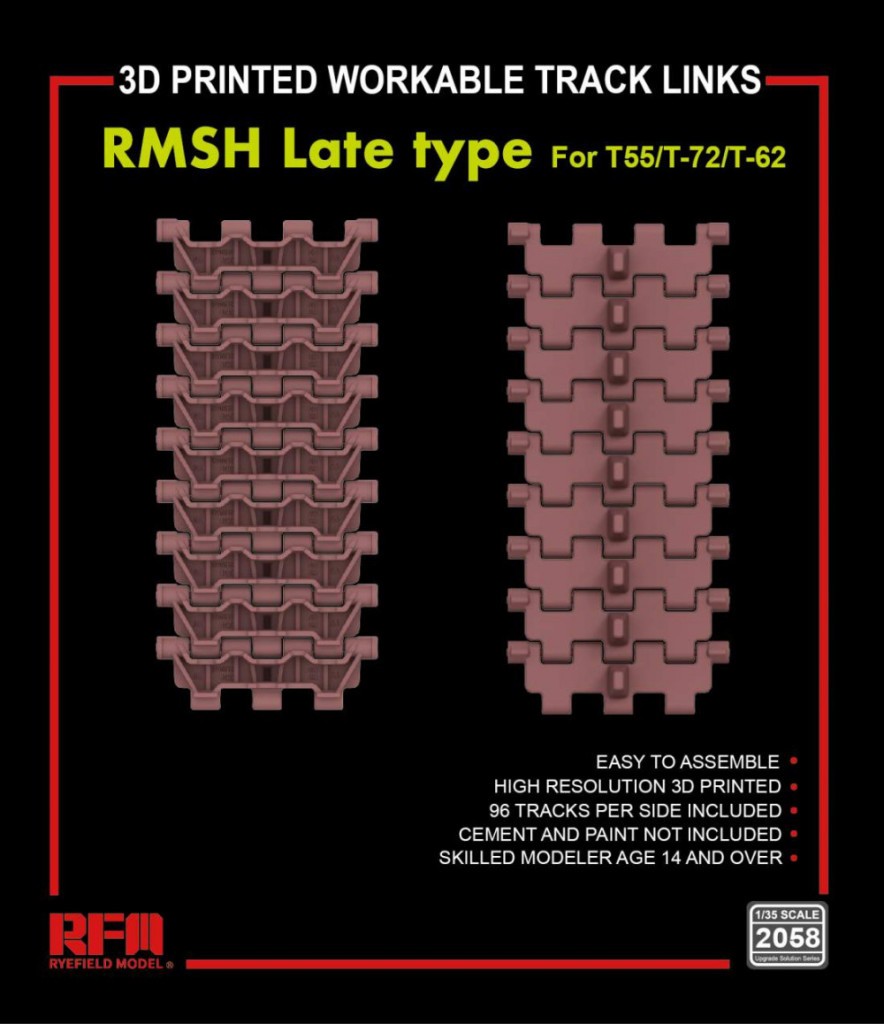 Rye Field Model RM-2058 - 1/35 RMSH Late Type Workable Track Links