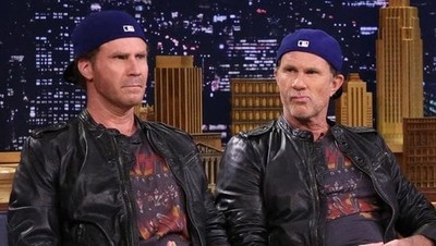Actor Will Ferrell & Chili Peppers Drummer Chad Smith Iconic Poster Photo 11x14
