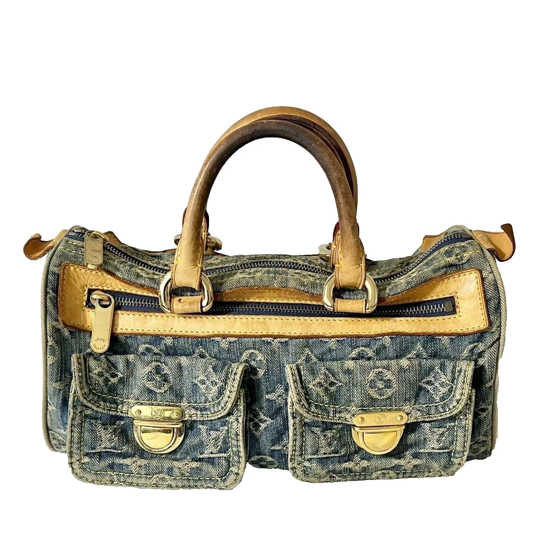 Las mejores ofertas en Exterior Louis Vuitton Speedy Denim Bolsas