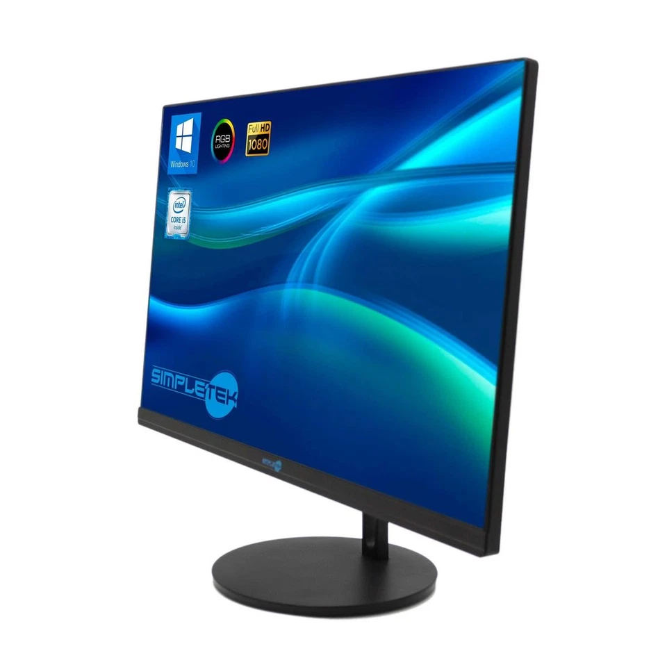 Business All In One PC i5 24" Full HD Windows 10 Pro 4GB SSD 120GB with Keyboard - Image 2 of 4