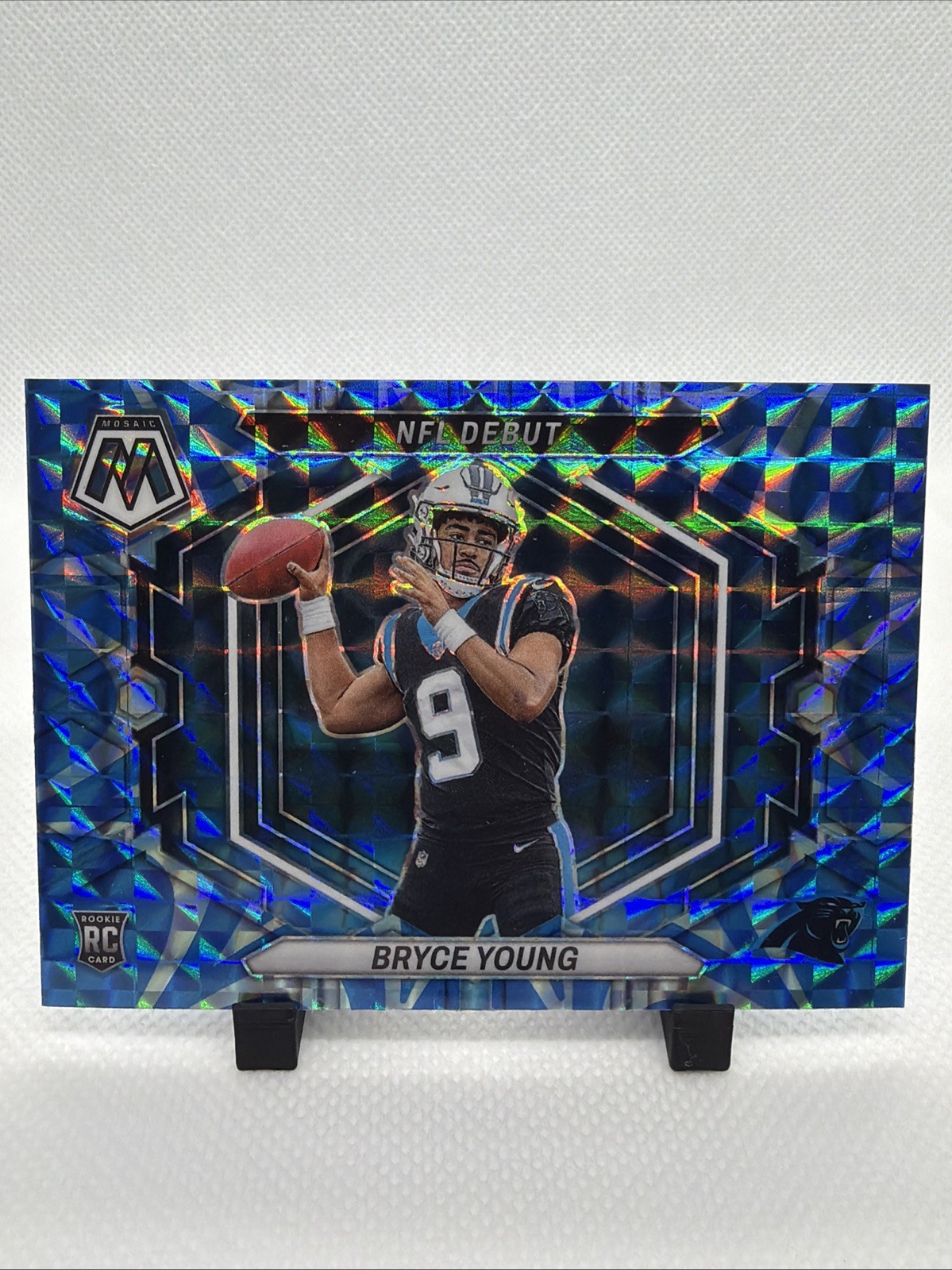 2023 Panini Mosaic Football Reactive Blue NFL Debut Rookie #ND-2 Bryce YOUNG