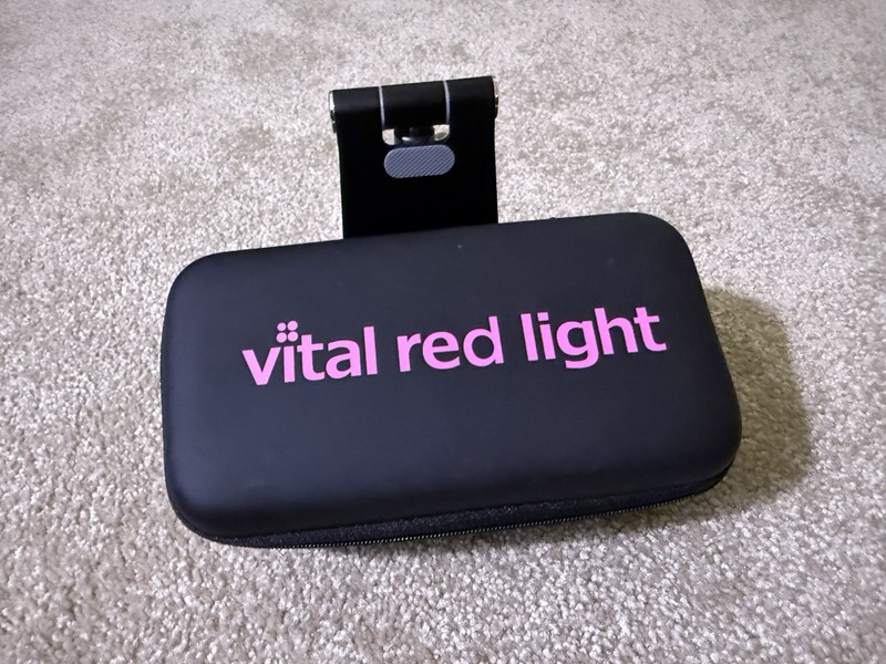 Vital Red Light Portable Infrared Light Therapy Kit w/ Stand, Case, Glasses