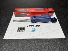 Snap-on Tools NEW Black Hard Handle Ratcheting Screwdriver w/Bits SSDMR4B