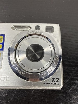 Sony Cyber-shot DSC-W80 7.2MP Digital Camera - Silver for sale