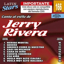 JERRY RIVERA - Karaoke: Jerry Rivera 1 - Latin Stars Karaoke - CD - Karaoke