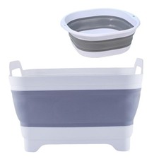 MEETSWEET 2 Foldable Bucket Portable Sinks - ...