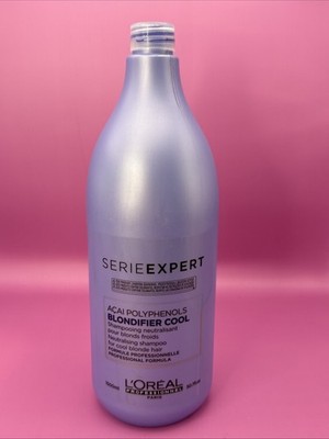 JUMBO L'Oreal Serie Expert BLONDIFIER COOL Acai Polyphenols Shampoo 50.7 oz