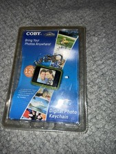 COBY DP-161 1.5" Digital LCD Picture Keychain Holds 120 Photos File Transfer New