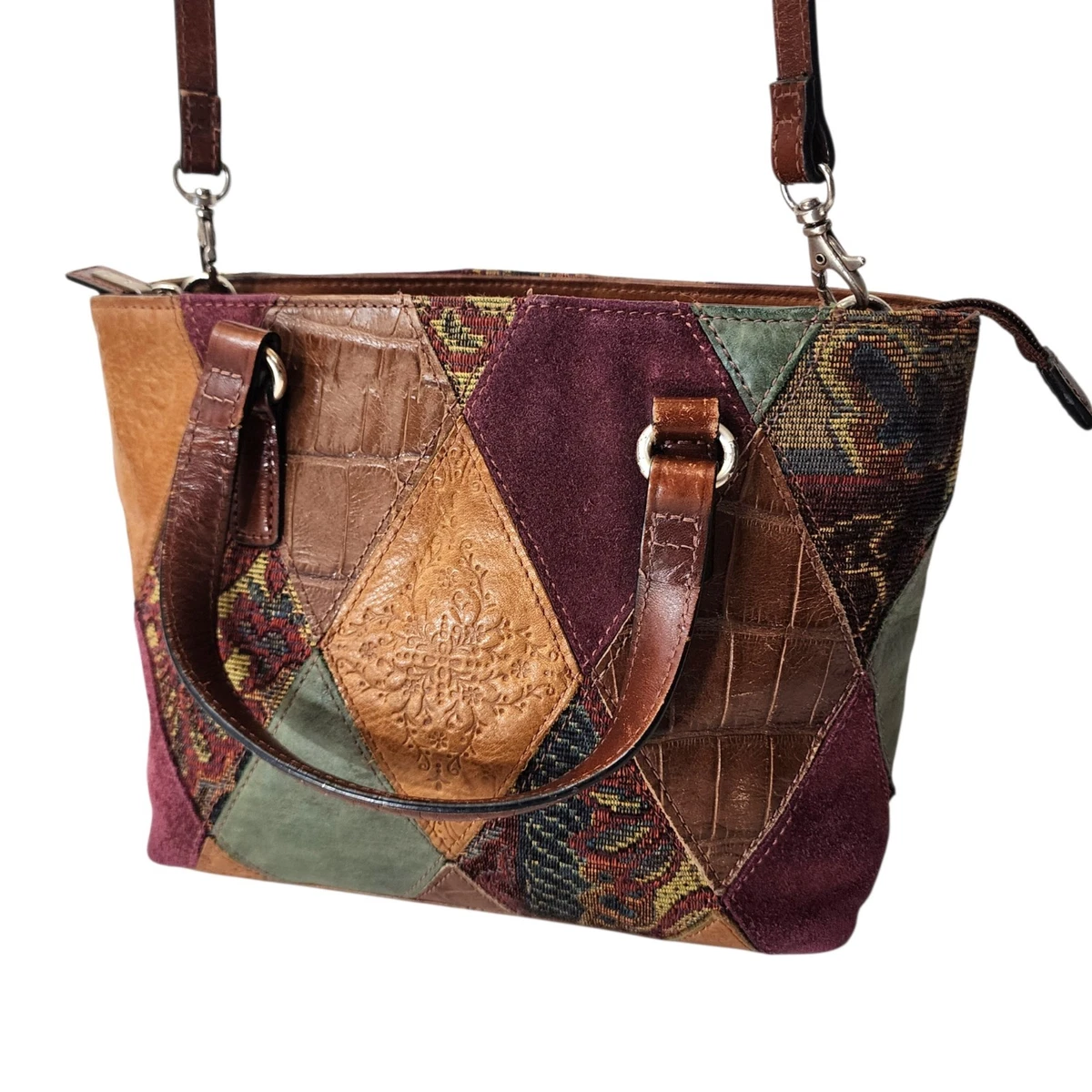 Fossil Suede Exterior Satchel/Top Handle Bag Handbags & Bags for 