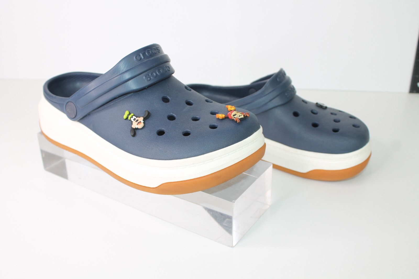 Кроксы crocs crocband blue white - 4OF