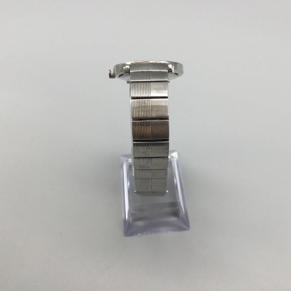 Reloj Ted Baker London Mujer 32mm Tono Plateado Esfera Rosa Batería Nueva 7.75" Foto 4 de 4