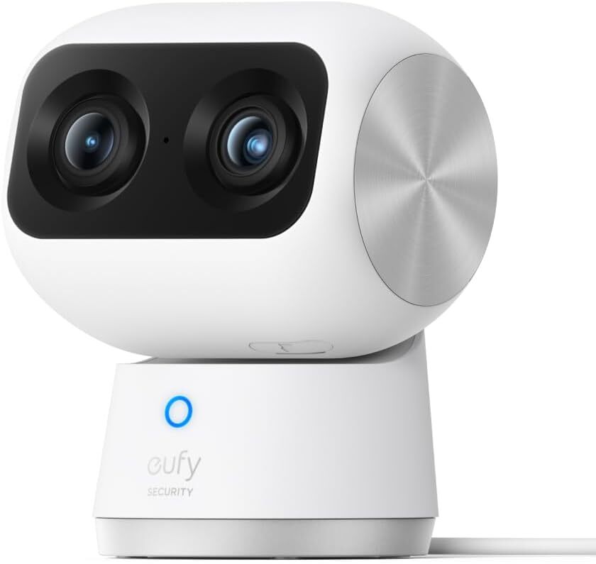 【未使用】Indoor Cam S350 eufy Indoor Security Camera S350 4K UHD Dual Cam 360°PTZ 8×Zoom