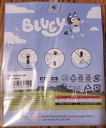 Uniquely You Crocs Jibbitz Charms Bluey 5 Pack - Picture 2 of 3