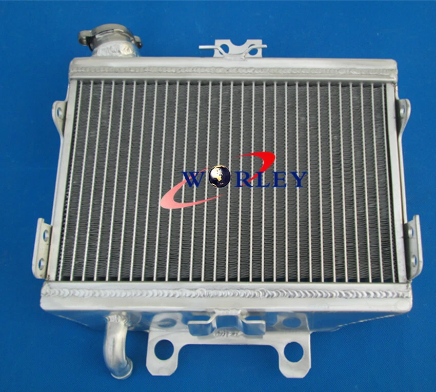 Radiador de aluminio para Honda CR250 CR 250 CR250R 2 tiempos 1997 1998 1999 manguera roja Foto 3 de 4